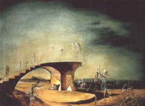 The Broken Bridge and the Dream : “A Ponte Quebrada e o Sonho” - Salvador Dalí – 1945
