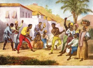 escravos dançando